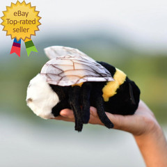 Soft Insect Plush Toy Stuffed Bee Animal Doll,Cute Honeybee Plush Doll 17Cm (Bee