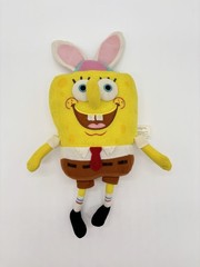 SpongeBob Square Pants Plush with Bunny Ears 10″ Stuffed Animal 2004