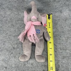 2 Cheesecake Factory Elephant Beanbag Plush 11″ & 8″ Herrington Teddy Bears 2002