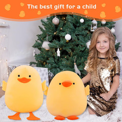 Cute Yellow Duck Plush Toy – Soft Stuffed Animal Gift for Kids & Friends