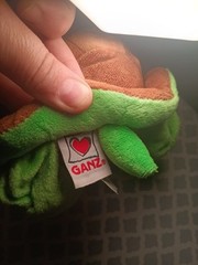 Ganz Webkinz Bright Green Turtle Plush HM150 NO CODE Good Condition