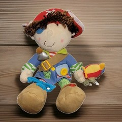 Manhattan Toy Company Pirate Learn to Dress Plush 15″ Learning Stuffed Toy 2006