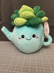 Linzy Toys Tea Pot Succulent Cactus Plush Plant Pals Buddies 9” Stuffed Soft Toy