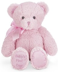 Bearington Pink Teddy Bear 12″ Fluffy and Cuddly First Teddy Bear for Baby w…