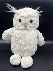 Jellycat Owl And Whale Chime Plush With Jellycat Branded Drawstring Bag.