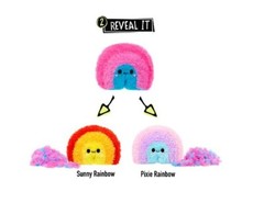 Fluffie Stuffiez small *RAINBOW* Pull Fluff to Reveal Surprise Plush Underneath