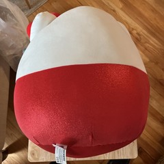 Jumbo 24” Hello Kitty Squishmallow Sanrio Large Plush Sparkly Red NWT Rare #2