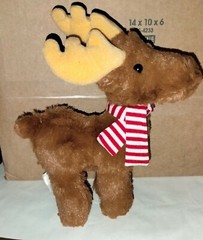 Manhattan Toy Company 11″ Holiday Moose Plush Stuffed Christmas – NWT