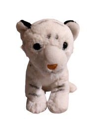 Wild Republic White Tiger Cub Plush With Blue Eyes Stuffed Big Cat Toy 12″
