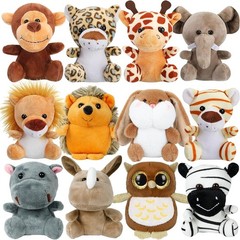 12 Pcs Small Stuffed Animals Bulk, 4.5 Inch Mini Stuffed Animals, Plush Toys …