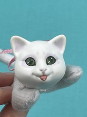 Vintage Hasbro Kitty Surprise Plush Cat Mom & 3 Baby Kittens 1992 Gray White 90s