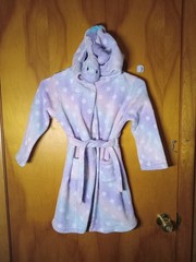 lot 3 unicorn stuffie plush toys sz 7/8 robes the childrens place rainbow & pink