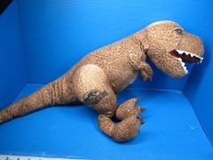 JURASSIC WORLD DINOSAUR BROWN T-REX TYRANNOSAURUS PLUSH 29”