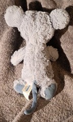 Baby GUND “Baby Toothpick Mouse” Soft Gray/Blue Ultra Plush 11” 6052117