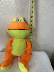 Redemption Plus Orange Sitting Frog Plush 12 Inch Stuffed Toy Frog