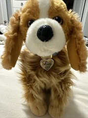 Disney Park Lady and the Tramp Live Action Lady Plush Animal Tag 194 Beautiful!