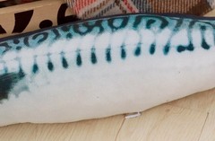 Mackerel Fish 16″ Pillow Stuffed Animal Plush Toys Toddler Doll Kids Gifts