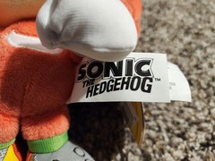 Sonic the Hedgehog Knuckles 9″ Plush Jakks Pacific SEGA New W/ Tags Sega Echidna