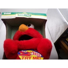 Vintage 1996 Tyco Sesame Street Tickle Me Elmo Talking Plush Toy 62715 Box READ