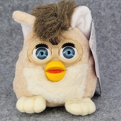 Furby Buddies Like Please Tiger Electronics Plush Small Beige Toy 1999 Vintage