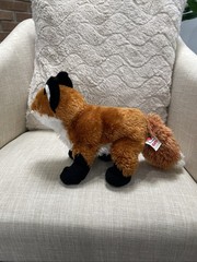 GANZ WEBKINZ Fox Plush HM171 Stuffed Animal 11″ Toy NO CODE Retired Red Orange