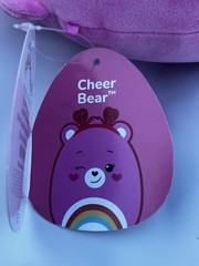 Squishmallows Care Bears Cheer Bear 8 Inch Rainbow Tummy Soft Plush Pink NEW