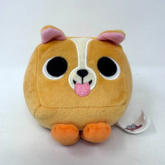 Pet Simulator X Corgi Plush Phatmojo Stuffed Animal Brown Square Cute Dog Puppy