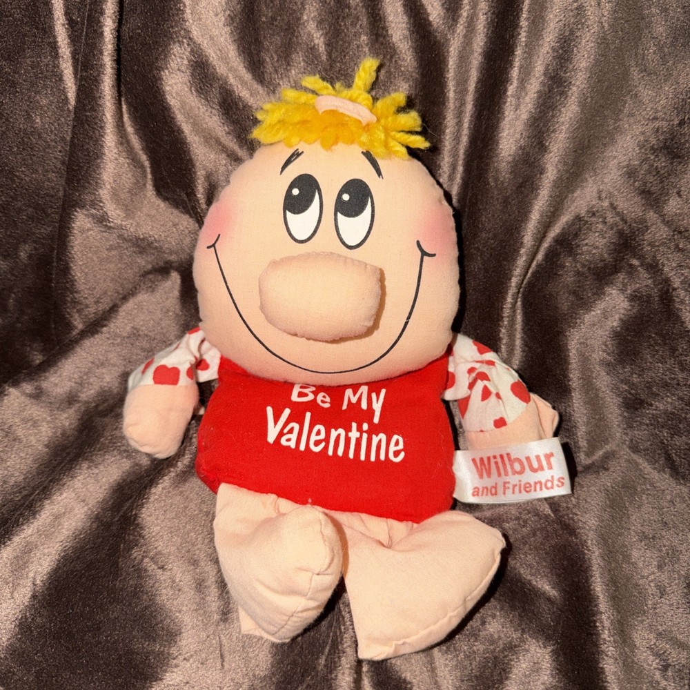 Russ Berrie Wilbur and Friends Love Me Beanbag Doll 8″ Plush Stuffed Animal Toy