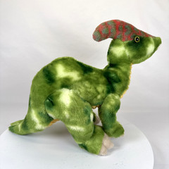 Aurora Dinosaur Plush 16” Parasaurolophus Green Stuffed Animal Toy