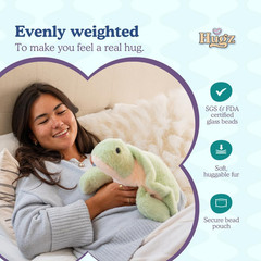 Hugz Official Weighted Stuffed Animal 3.8 lb for Adults and Kids – Premium Stuff