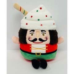 Walmart Holiday Time Red And Green Nutcracker Drink 8″ Stuffed Plush Toy
