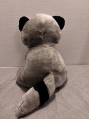 Vintage Conesco Chase Stuffed Plush Mama Raccoon Hugging Baby Hook Loop