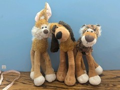 Princess Soft Toys Melissa & Doug Lanky Legs long legged rabbit Dog Tiger plush