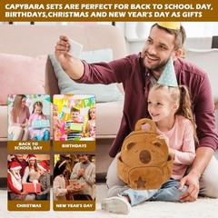 Ulema 28Pcs Cute Capybara Gifts Animals Stationery Set for Birthday