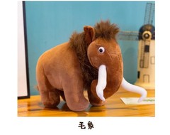 Ice Age Manny Mammoth Plush Toy Soft Stuffed Animal Doll Gift for Kids