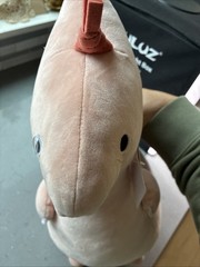 Pink Party Dino Livheart Roomies Character Squishy Plush Stuffed Toy 16″ NWT