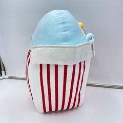 Takashoji Penguin Popcorn Bucket Plush Stuffed Animal NWT Round 1 Exclusive