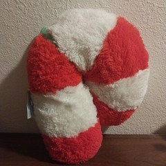 Rare 18″ Standard Squishable Plush Comfort Food Candy Cane Retired 2017 E3