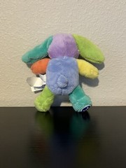 BUILD A BEAR WORKSHOP 5″ COLORBLOCK BUNNY RABBIT GOLDEN MYSTERY EGG MINI PLUSH