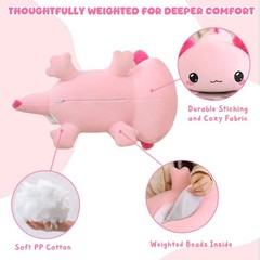 TOYSYM Weighted Stuffed Animals, Axolotl Animal with Small,