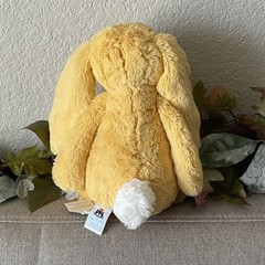 Jellycat London NWT Medium Sunshine Bashful Bunny Plush Stuffie Yellow Retired