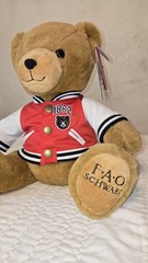 FAO Schwarz 1862 Varsity Jacket Teddy Bear
