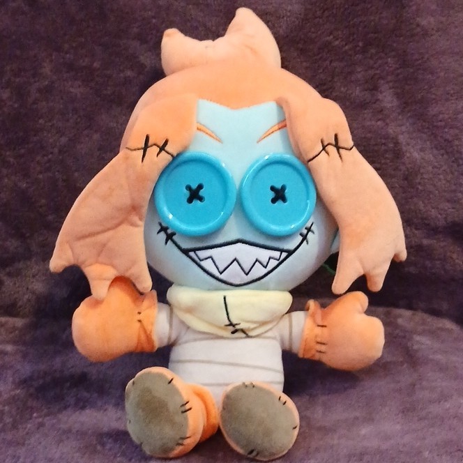 Gaslight District Melancholy Plush Doll Washable Orange Blue White Small 2025