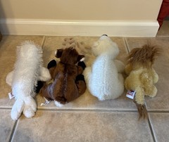 GANZ Webkinz Lot of 4 Seal, Reindeer, Polar Bear & Lil’ Kinz Lion
