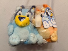 Bluey & Bingo Plush Pillow Buddy Set – Super Soft, Polyester Microfiber, 12 in.