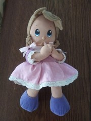 Nuby Praying Doll Plush Used