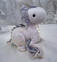 Bellzi Wyveri the Wyvern Plush Purple Dragon Stuffed Mythical Fantasy 12″ VGC