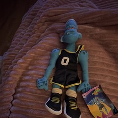 Warner Bros. Space Jam Blanko Small Stuffed Plush Toy 1996, 6-14 in, 3-7 Years