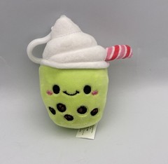 New NOSHIES Plush Dangler Clip BOBA TEA Cute Food Plushie Keychain Charm