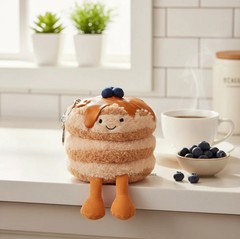 Amuseables Fran Pancakes Soft Plush Stuffed Toy Gift With Dust Bag Collectible